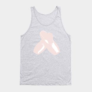 Pink Ballet Dancing Shoes Digital Art | Melanie Jensen Illustrations Tank Top